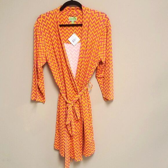 VERA BRADLEY Knit Robe Ziggy Zags - Size L/XL - Picture 1 of 7